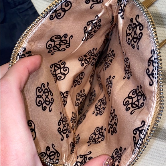 jessica simpson brown leather crossbody purse - Picture 3 of 5